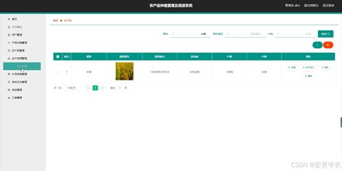 Java計算機畢業設計 農產品種植管理及溯源系統——開題、程序、論文與圖文設計制作指南